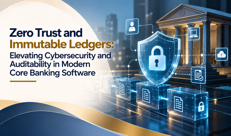 Zero Trust and Immutable Ledgers: Elevating Cybersecurity and Auditability in Modern Core Banking Software  | Nelito